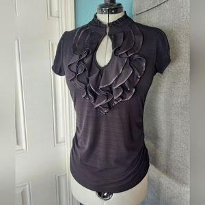 Iconic Heartsoul keyhole ruffle top